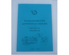 KATALOG NÁHRADNÍCH DÍLŮ - JAWA 250,350 PÉRÁK (1946-1954)